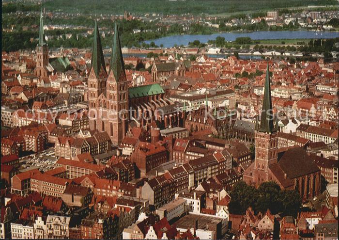 LueBECK  CITY Luftaufnahme