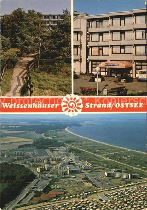 Weissenhaeuser Strand Luftaufnahme Hotelanlagen