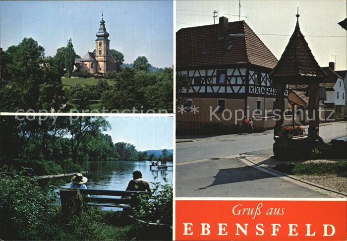 Ebensfeld Kirche Ortsansicht