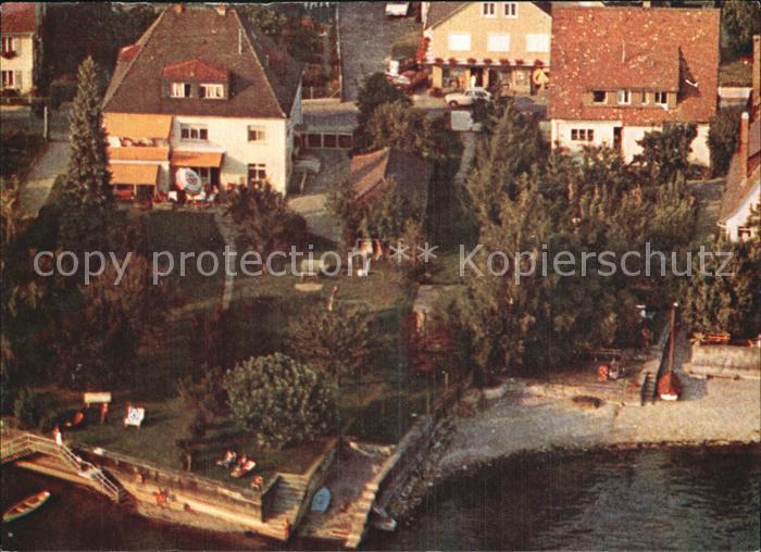 Hagnau Bodensee Strandhaus Dimmeler Luftaufnahme