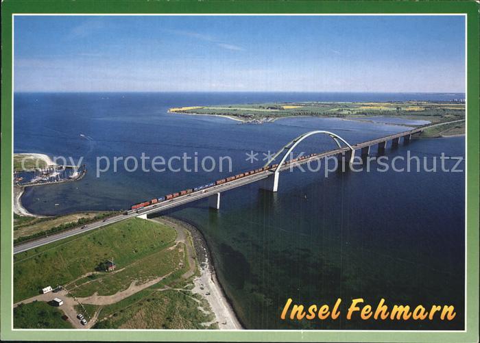 Fehmarnsund Luftaufnahme Bruecke Ostsee
