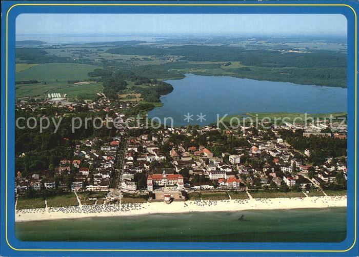 Binz Ruegen Luftaufnahme Ostsee Strand Kurhaus