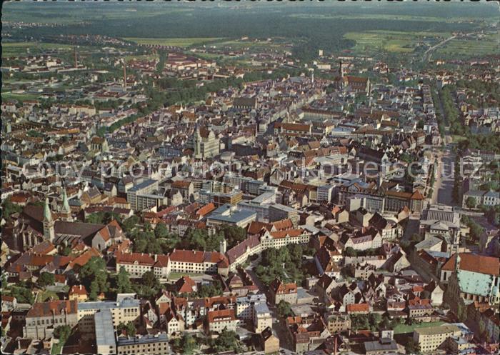 Augsburg Luftaufnahme Ansicht