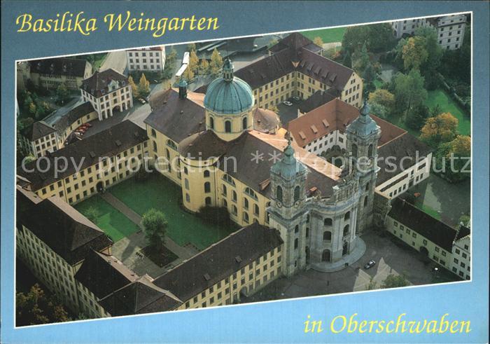 Weingarten Wuerttemberg Luftaufnahme Basilika Barockkirche