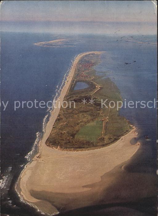 Insel Juist Nordseeheilbad Luftaufnahme