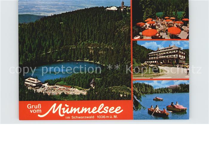 Mummelsee Bootfahren Hotel Restaurant Schwarzwald