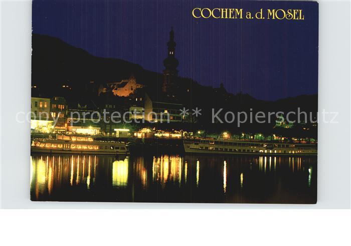Cochem Mosel am Abend