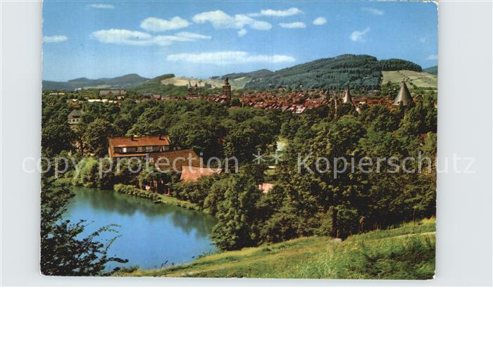 GOSLAR Harz Niedersachsen Panorama Blick vom Petersberg