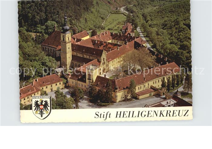Heiligenkreuz Niederoesterreich Stift Heiligenkreuz im Wienerwald Fliegeraufnahm