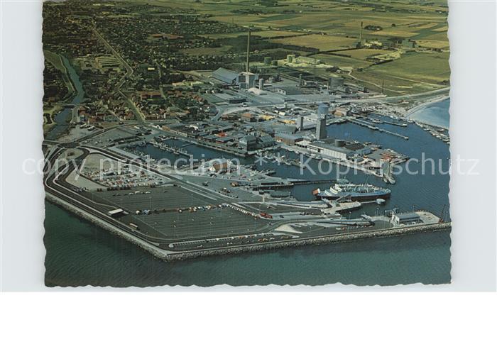 Grenaa Havn Hafen Fliegeraufnahme