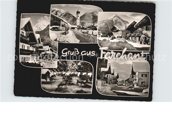 Farchant Dorfmotive Kirche Wildgehege