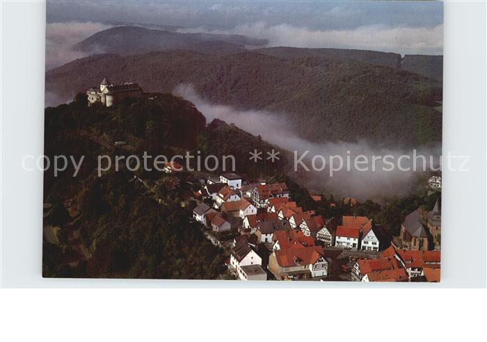 Waldeck Edersee Schloss Fliegeraufnahme