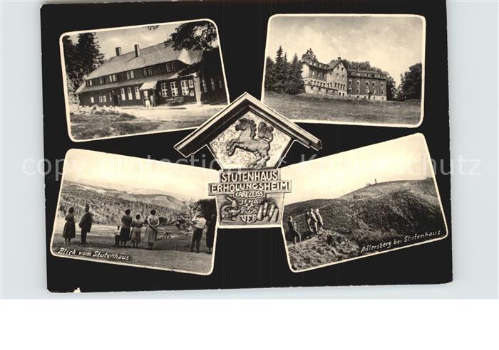 Vesser Rennsteig Stutenhaus Ferienheim Berggaststaette Carl Zeiss Stiftung Adler