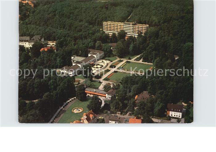 Bad Lippspringe Kaiser Karls Park und Klinik Martinus Quelle Fliegeraufnahme