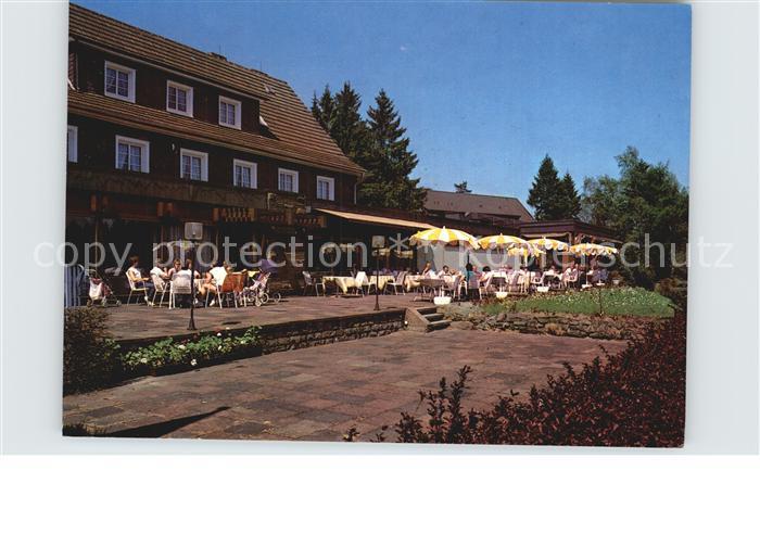 Eberg VdH Erholungsheim Waldhotel Marienheide Terrasse