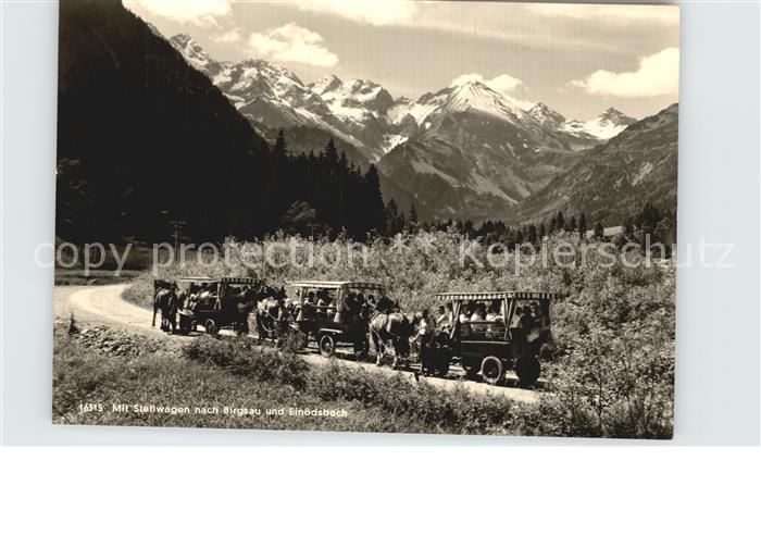 Birgsau Unterwegs mit dem Stellwagen Bayerische Alpen