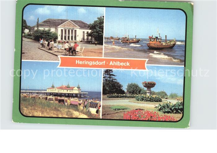 Ahlbeck Ostseebad Kulturhaus Strand Seebruecke Technisches Denkmal Kuranlagen