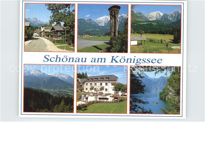 Schoenau Koenigssee Unterstein Feldkapelle Haus des Gastes Berchtesgadener Alpen