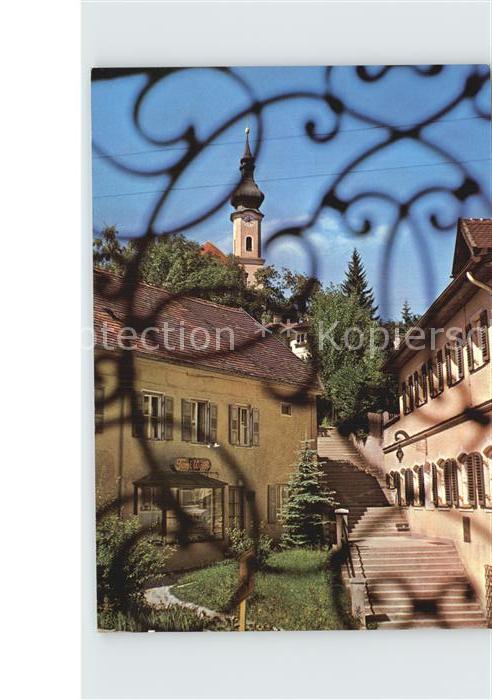 Starnberg Starnbergersee Bayern Treppe zur St Josefs Kirche