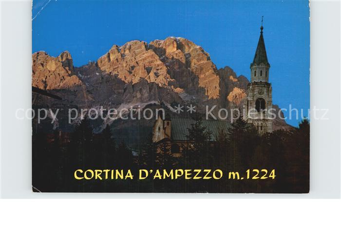 Cortina d Ampezzo Chiesa Monte Cristallo