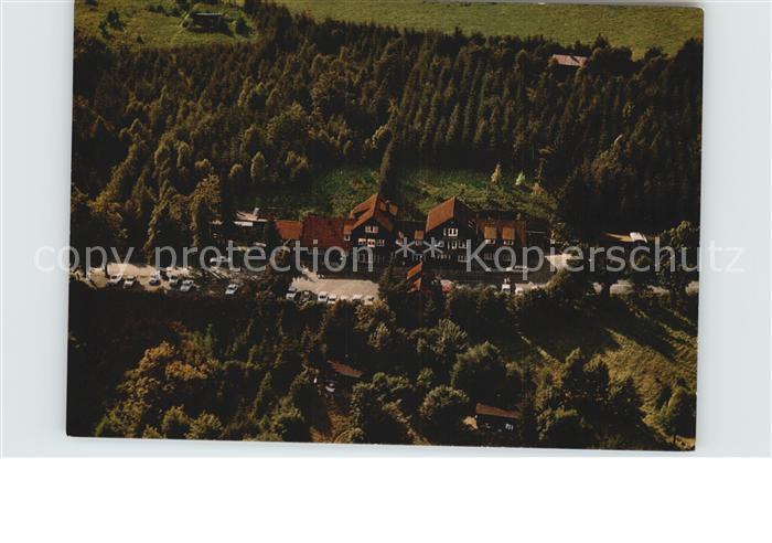 Bischofsheim Rhoen Rhoenhaeuschen Berggasthof Pension Fliegeraufnahme