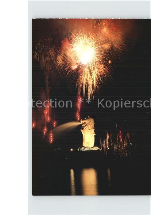 Singapore Night view of Singapore River Mouth at night