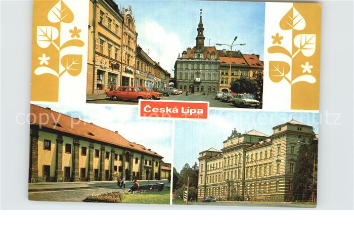 Ceska Lipa Boehmisch Leipa Mirove namesti Okresni muzeum Okresni narodni vybor
