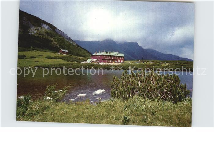 Vysoke Tatry Kezmarska chata nad Bielym plesom Hohe Tatra
