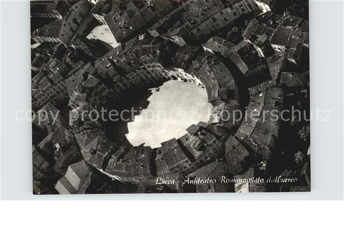 Lucca Anfiteatro Romano visto dall aereo Amphitheater