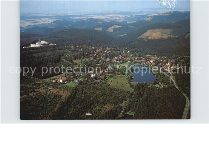 Hahnenklee-Bockswiese Harz Heilklimatischer Kurort Fliegeraufnahme
