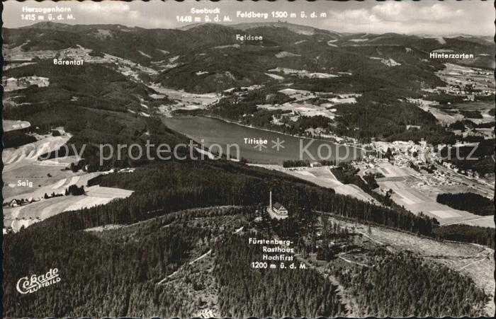 Neustadt Schwarzwald Berggasthof Fuerstenberg Rasthaus Fliegeraufnahme