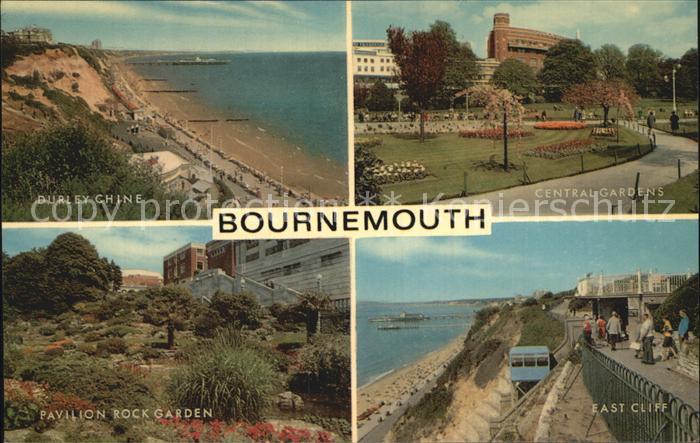 Bournemouth Durley Chine Pavillon Rock Garden East Cliff Central Garden