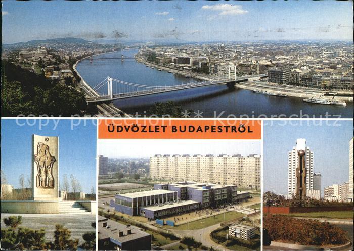 Budapest Fliegeraufnahme Denkmal Siedlung