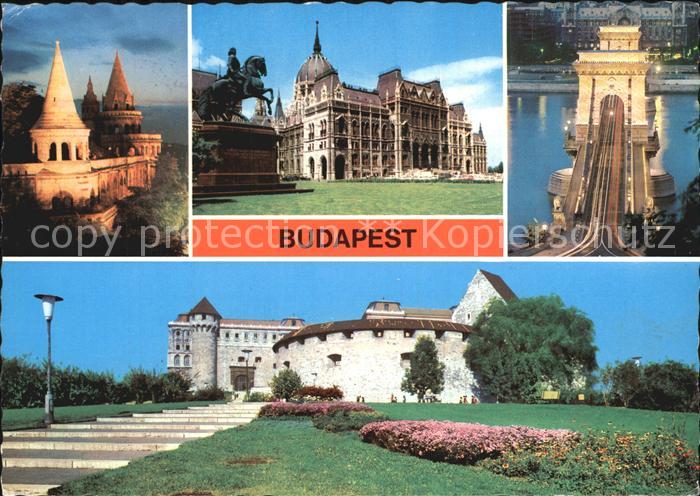 Budapest Fliegeraufnahme Bruecke Schlossberg