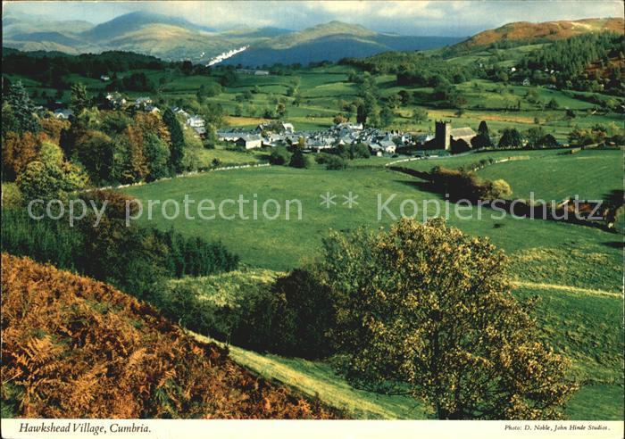 Cumbria Hawkshead Village