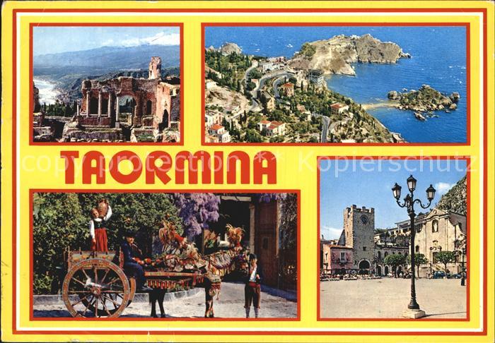Taormina Sizilien Fliegeraufnahme