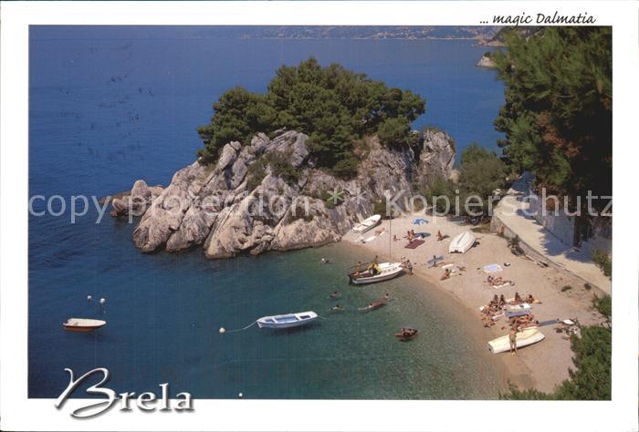 Brela Fliegeraufnahme Bucht