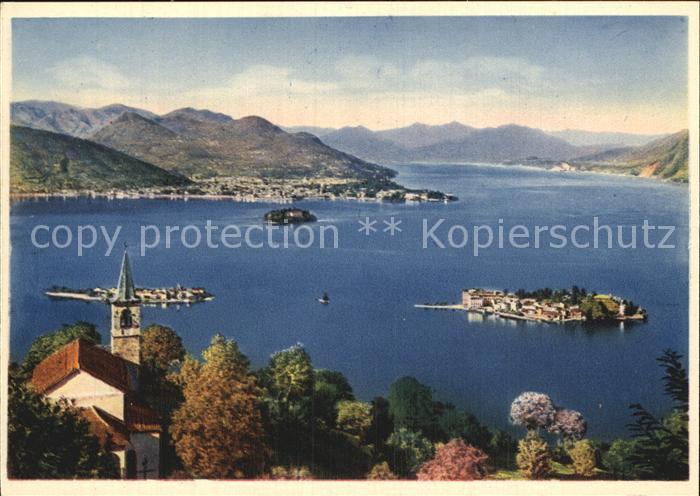 Isole Borromee Lago Maggiore Fliegeraufnahme