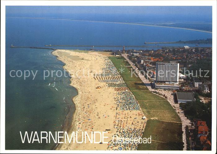 Warnemuende Ostseebad Fliegeraufnahme