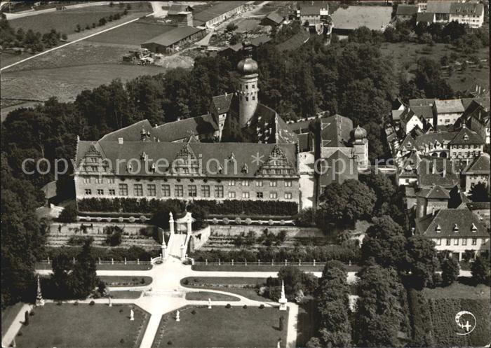Weikersheim Fliegeraufnahme Schloss
