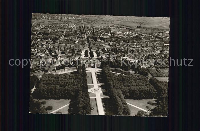 Schwetzingen Fliegeraufnahme Schloss