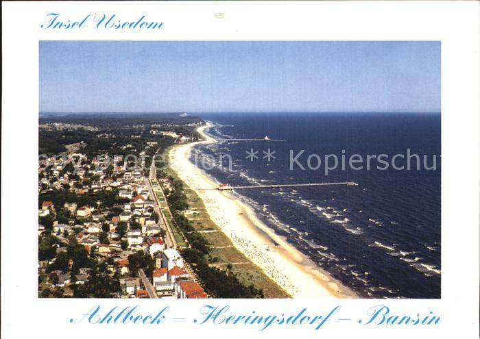 Usedom Mecklenburg-Vorpommern Fliegeraufnahme Uhlbeck Heringsdorf  Bansin