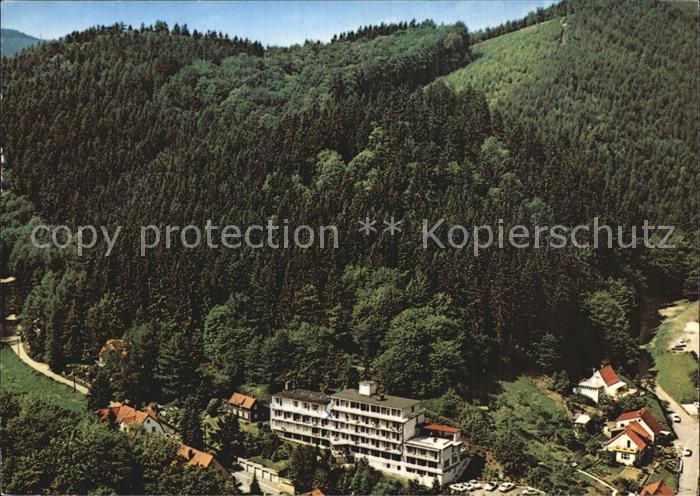 Bad Lauterberg Fliegeraufnahme Kneipp Sanatorium Doktor von Plachy