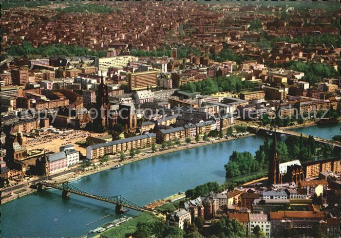 Frankfurt Main Fliegeraufnahme