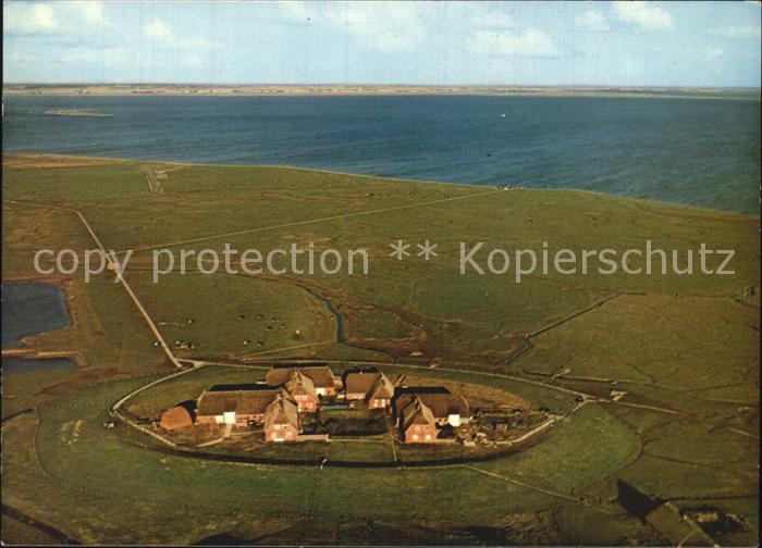 Hallig Groede Fliegeraufnahme