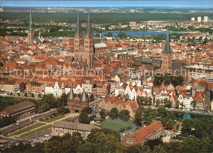 LueBECK  CITY Fliegeraufnahme