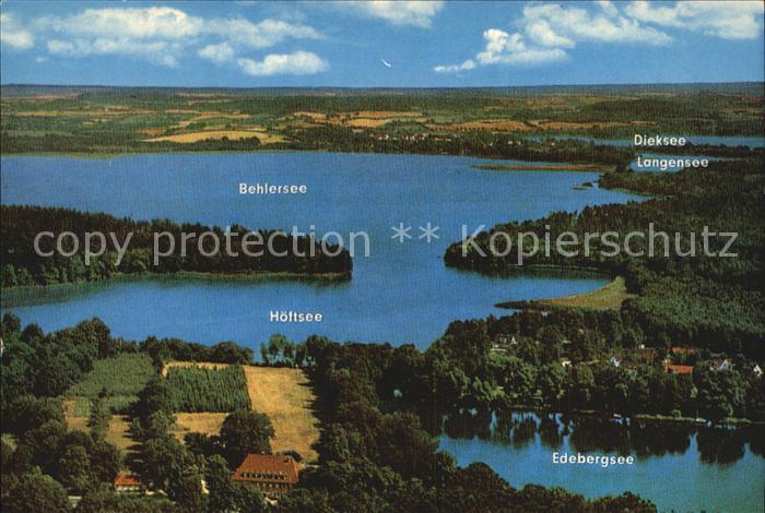 Holsteinische Schweiz Fliegeraufnahme Seenplatte