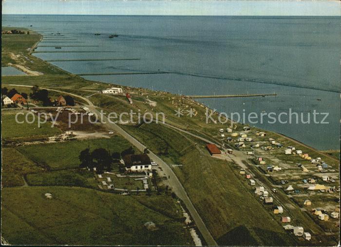 Burhave Fliegeraufnahme Strand