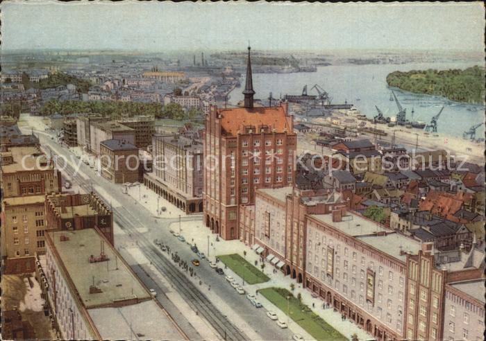 ROSTOCK CITY Lange Strasse Hafen Warnow