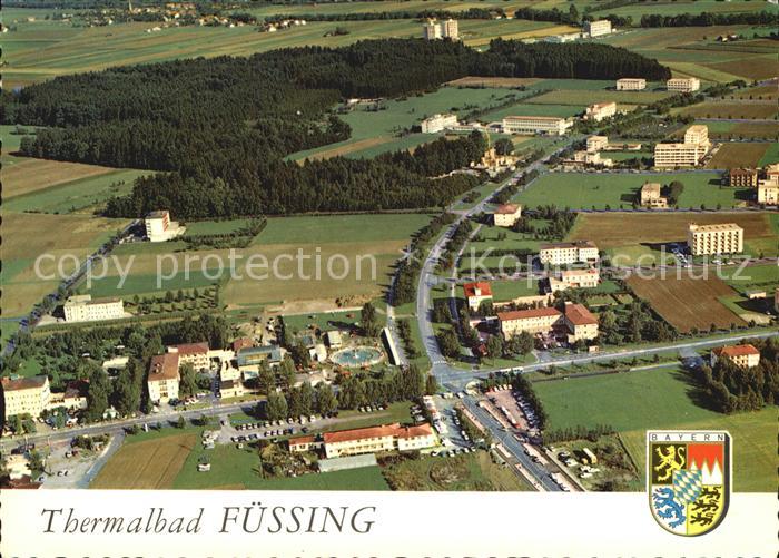 Fuessing Bad Thermalbad Wappen Fliegeraufnahme